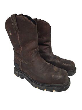 Dakota Men's 8" Composite Toe Western Safety Boots 8700 Brown Size 10M